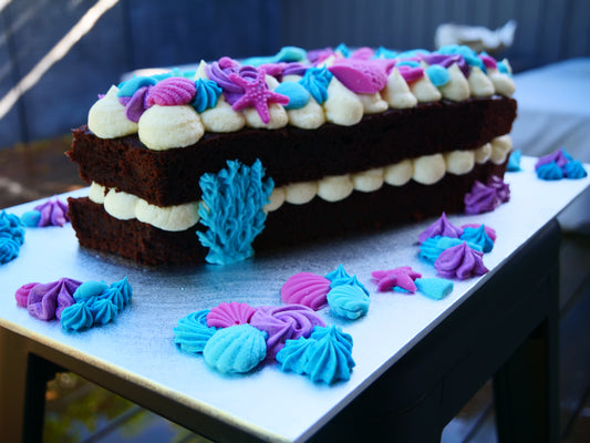 Under the Sea Number Cake